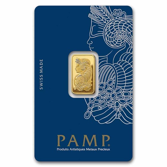5 gram Gold Bar - PAMP Suisse Lady Fortuna Veriscan® (In Assay) 5 gram Gold Bar - PAMP Suisse Lady Fortuna Veriscan® (In Assay)